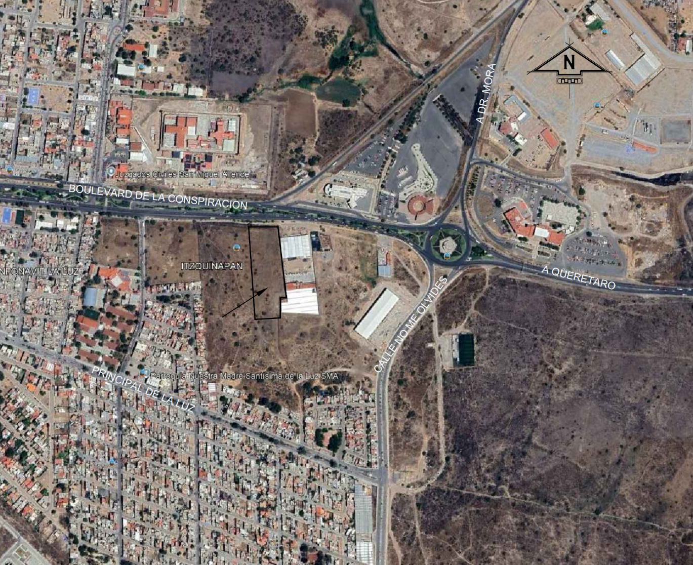 LOCALIZACION PREDIO LA LUZ
