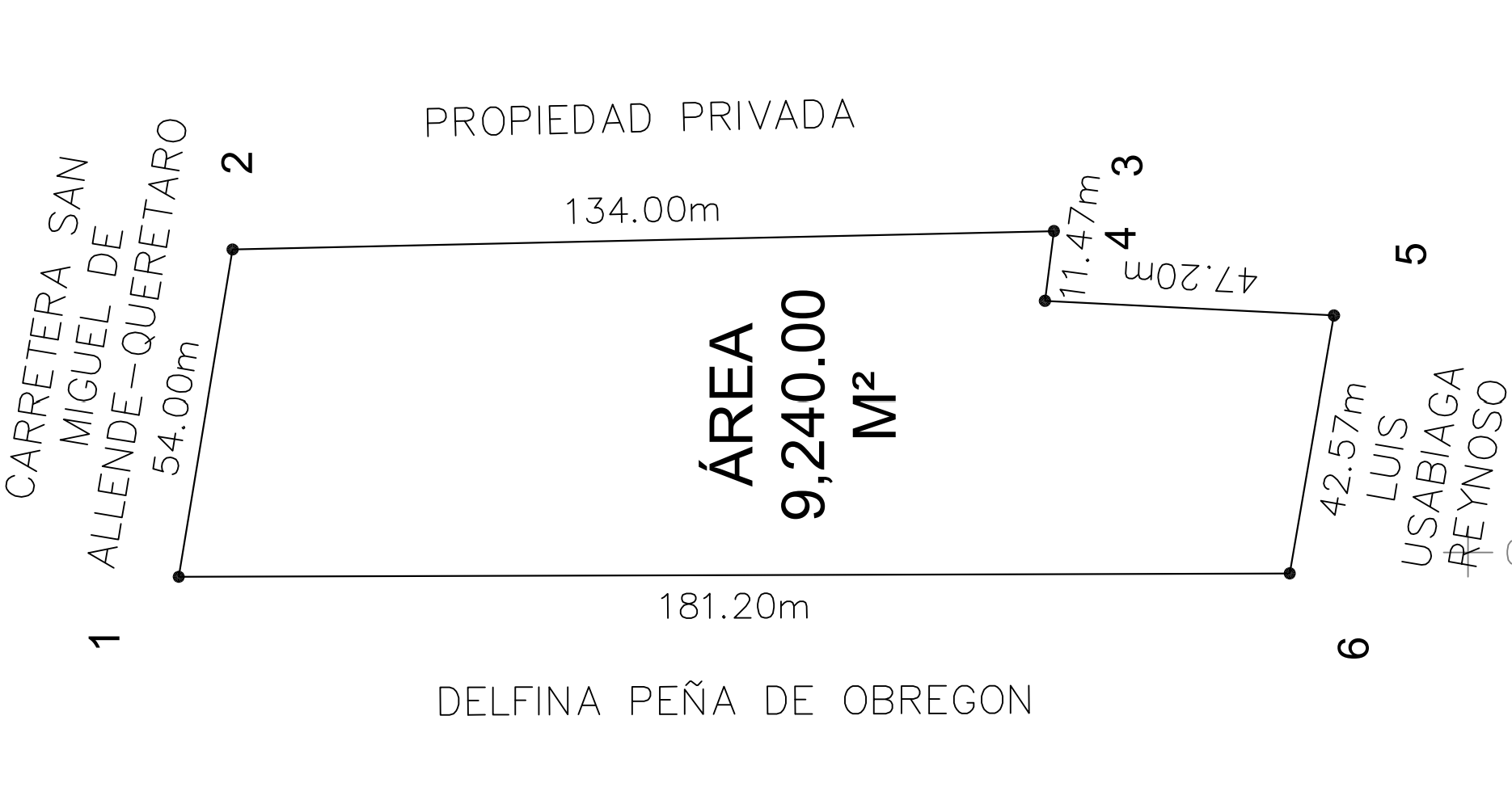Lote La Luz Croquis